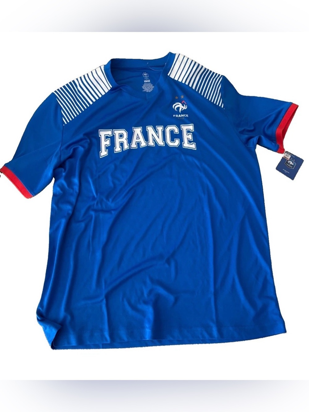 France FFF Soccer Jersey #10 Blue Men's  Football Shirt- Official France XL